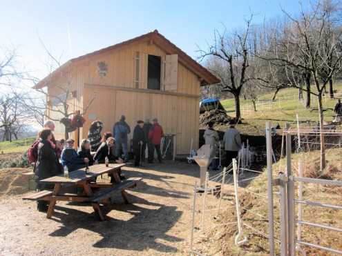 Ziegenstall (Foto: Stribel)