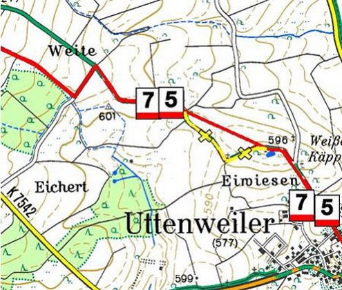Wegänderung beim HW5 (28.01.2015) Wegaenderung-HW57-280115