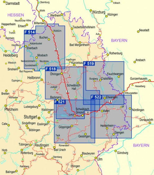 Freizeitkarten-HW6 (1:50.000)